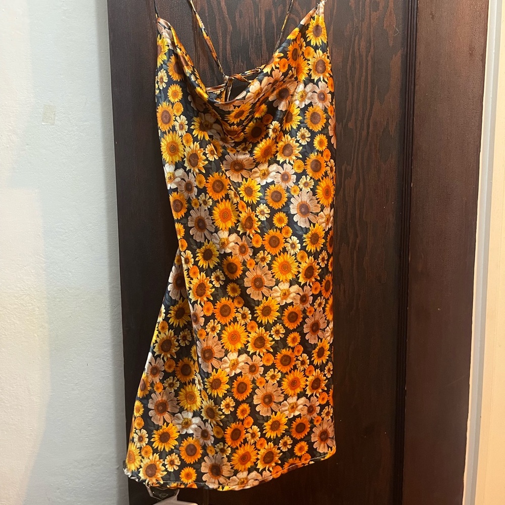 Sunflower slip dress - vintage